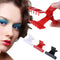 6pcs Butterfly Hair Clips Hairdressing Clamp Styling Tool Black Red White