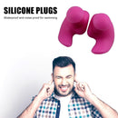 1 Pair Waterproof Earplugs Silicone Ear Plugs Swimming Accessories (Pink) Newly