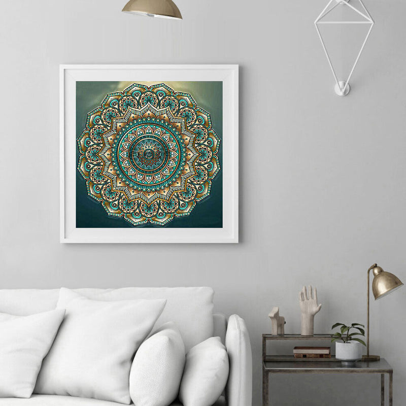 5D DIY Round Diamond Painting Mosaic Rhinestone Picture Mandala Kit
