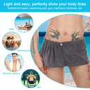#A Portable Beach Blanket Water Absorption Beach Towel Shorts for Pool Gym Bathr