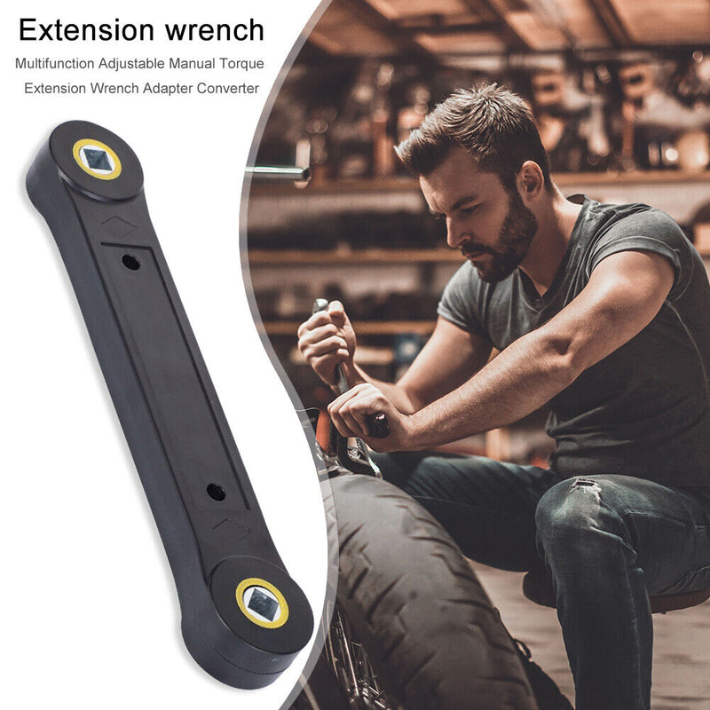 Multifunction Adjustable Manual Torque Extension Wrench Spanner Hand Tool Newly