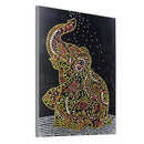5D DIY Special Shaped Diamond Painting Cross Stitch Kit (D1007 Elephant)