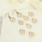 earring charms Enamel Flower Charm Daisy Flower Daisy Charm Flower Pendants