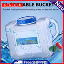 5L Water Container with Faucet Water Bag Multipurpose for Barbecue Picnic Hiking