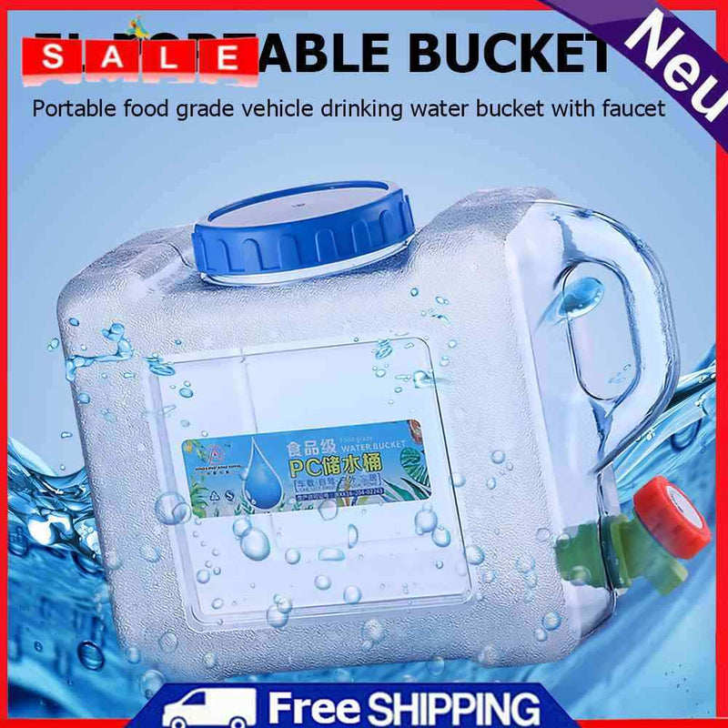 5L Water Container with Faucet Water Bag Multipurpose for Barbecue Picnic Hiking