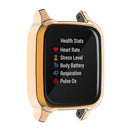 TPU Full Bumper Cover Screen Scratch Case for Garmin Venu Sq (Rose Rold) Newly