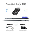 PC USB 3.5mm Jack Car Wireless Bluetooth 5.0 Transmitter Audio Receiver 2 IN 1