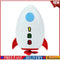 Baby Plastic Bathing Toys Cartoon Clockwork Rocket Children Water Play Toys #F