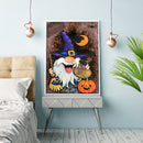 Diamond Painting Pumpkin Goblin Full Round Drill Picture of Rhinestone Drawing
