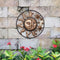 Metal Sun Moon Wall Hanging Sculpture Wrought Iron Ornament Art for Home Decor