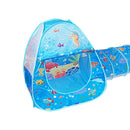 3pcs Kids Beach Pool Tent Indoor Foldable Fun Polka Dot Play Houses (B)