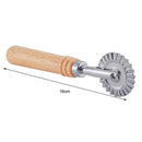 DIY Jiaozi Dumpling Skin Maker Mold Wooden Handle Kitchen Tool (B Roller)