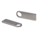Titanium Alloy Blank Anti-Lost Pet Keyring Pendant Titanium Plate DIY Name Tag