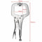Carbon Steel Woodworking Welding C-Shaped Clamps Flat Locking Grip Pliers
