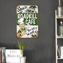 Home Weatherproof Retro Chic Italian Hot Cocoa Sign Iron Painting Wall Drawing