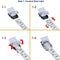 Wire to LED Strip Connector PCB Adapter Quick Connection 2Pin 3Pin 4Pin 5Pin