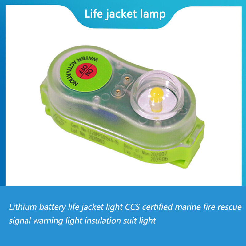 Position Indicator Surfing Life Jacket Light LED Self-Lighting Life Vest Li