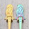 Dining Stainless Steel Coffee Scoops Hanging Cup Spoon Mermaid Coffee Spoons