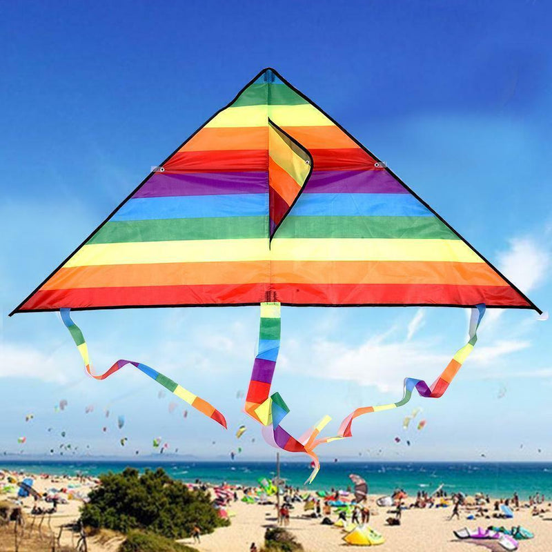 Large delta kite For kids and single adults line easy funny handle fly,kite W6S5
