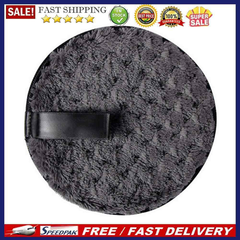 Wash Face Microfiber Puff Double Layer Round Makeup Cleansing Cotton Towel To