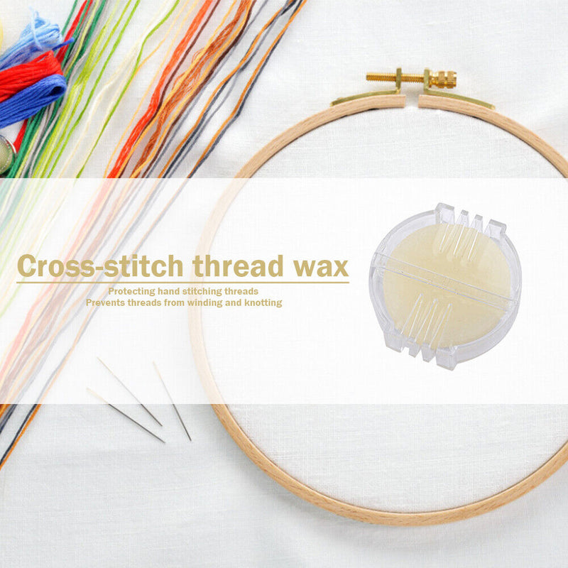 Water-soluble Embroidery Thread Beeswax with Box Sewing Wax Prevent Tying Line
