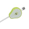 Fruit USB Data Cable Bites Protector Universal Cord Wire Winder (Pear)