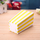 12pcs Favor Candy Treat Popcorn Boxes for Wedding Party Supply(Yellow)