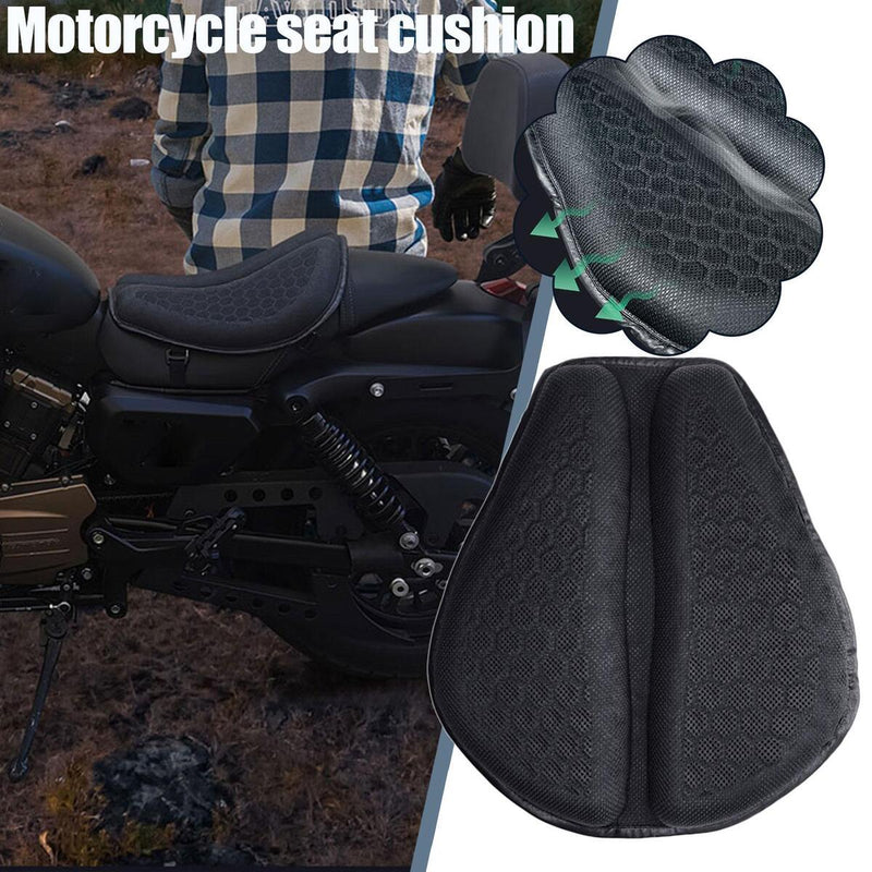 Motorcycle Seat Cushion Shock Absorption Motorbike Seat Pad Waterproof Gel Pad_