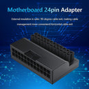 ATX 24 Pin to 90 Degree Motherboard Adapter Power Supply Cable Connector