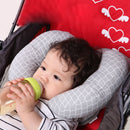 Baby U-shaped Pillow Soft Sleeping Positioner Head Support for Car Seat (A)