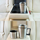 12V Cars Electric Cup Water Heater Bottle Metal Traveling Milk Coffee Tea Boiler