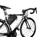 MTB Bike Front Tube Bag Waterproof Road Bicycle Phone Frame Pouch (Black) Newly