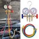 Set Refrigerant Manifold Gauge Set with Hose and Hook Air Conditioning Tools