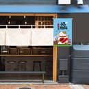 #A 45x30cm Japanese Style Sushi Shop Flag Lucky Cat Hanging String Pub Coffee De