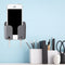 Sticky Wall Phone Charging Rack w/ Hook Remote Control Storage Box (Gray) Newly