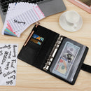 Bill Planner Cover Labels PU A6 Binder Cover Cash Budget Binder Pockets