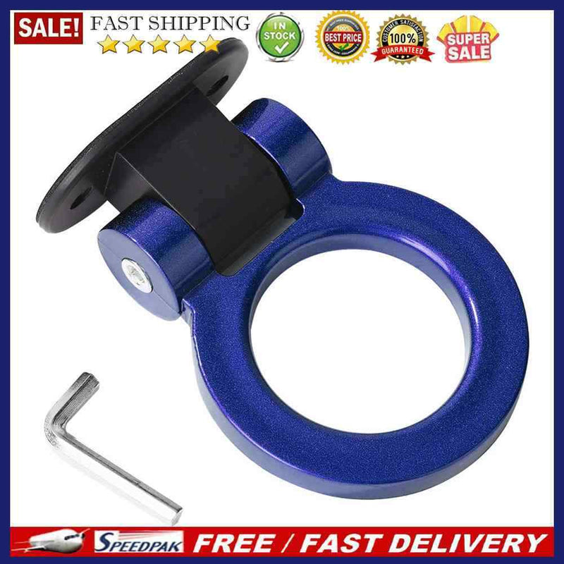 Universal ABS Car Trailer Hook Decoration Racing Ring Style Decorative Tow
