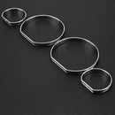 4pcs/set Car Front Dashboard Frame Instrument Panel Frame Styling Parts for E46