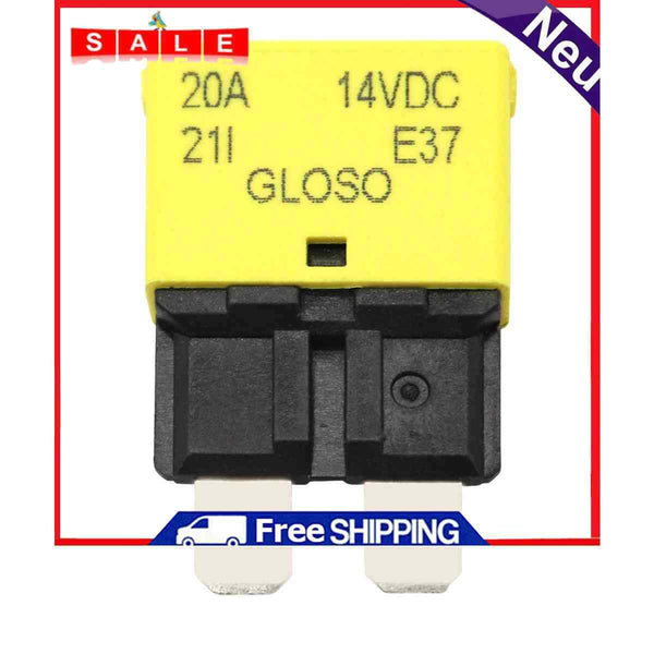DC 28V Car Reset ATC Circuit Switch Blade Fuse for Car Marine Boat (20A) - As