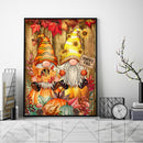 5D Rhinestone Pictures DIY Pumpkin Gnome Full Round Drill Diamond Painting Kit