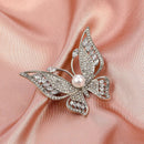 Girls Butterfly Diamond Brooches Luxury Sparkling Corsage Women Accessories