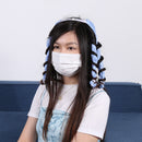 Heatless Spiral Curlers Sleeping Headband Hair Curler Hair Styling (Blue) Newly
