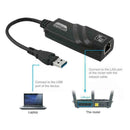 USB 3.0 to 10/100/1000 Mbps Gigabit RJ45 Ethernet LAN Adapter For P M9Y3 T0A8