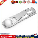 Outdoor EDC Portable Cutlery Fork Spoon Bottle Opener Camping Picnic Tool Newly