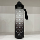1L Sports Water Bottle with Marker Large Capacity Fitness Drink Cups (A) Newly