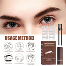 Eyebrow Stencil Grooming Shaper Durable Template Makeup Tools (Dark Brown) Newly