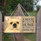 Door Sign Wood Lovely Dog Pattern Hanging Plaques for Dog House Decor Suppl