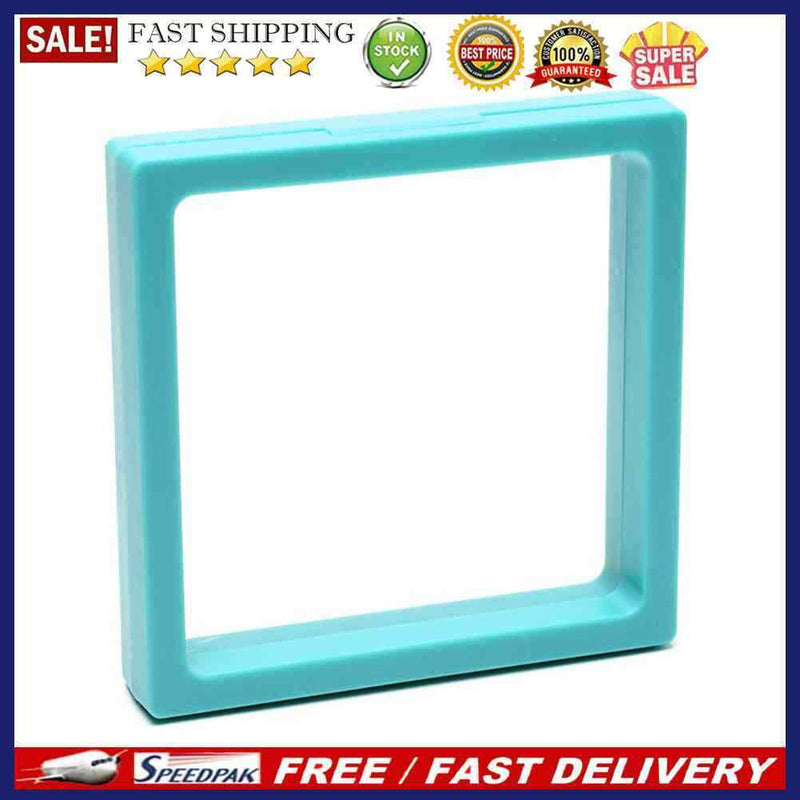 10pcs Transparent Floating Display Stand Necklace Bracelet Jewelry Square Hol