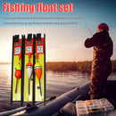 3pcs Fishing Bobber Line Kits Fishhook Buoy Fishing Float Set (Drop Type) Newly
