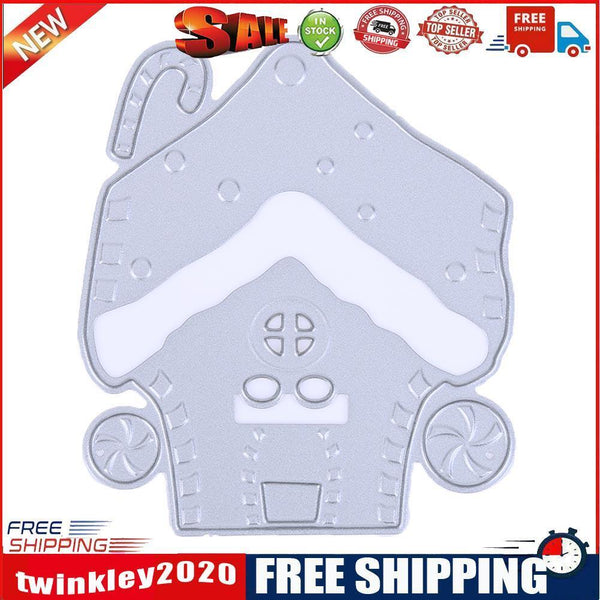 Christmas House Joint DIY Metal Scrapbook Embossing Craft Cutting Die-17123